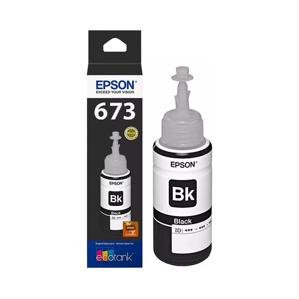 Garrafa de Tinta 673 Epson Preto 70ml
