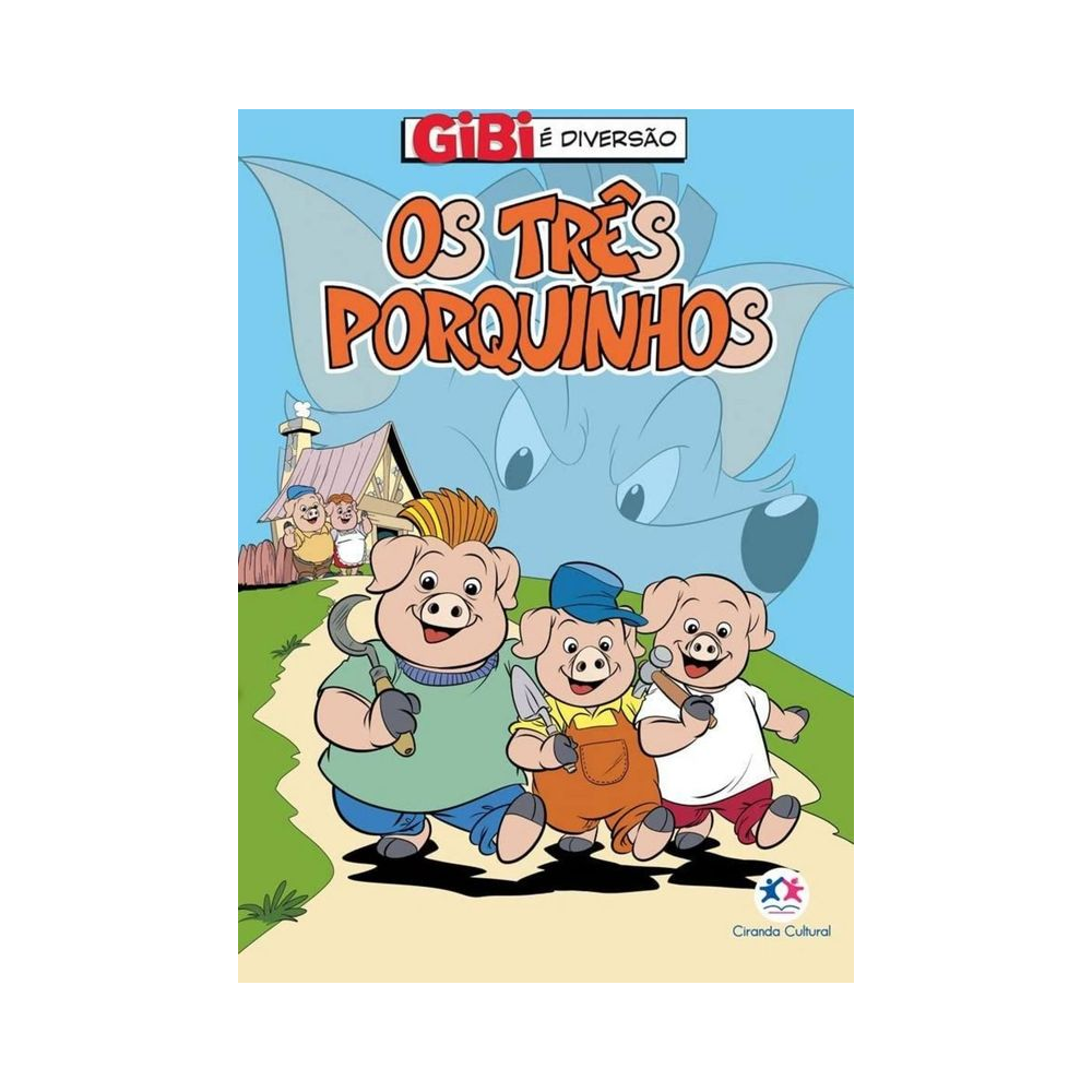 Os tr&ecirc;s porquinhos - Gibi