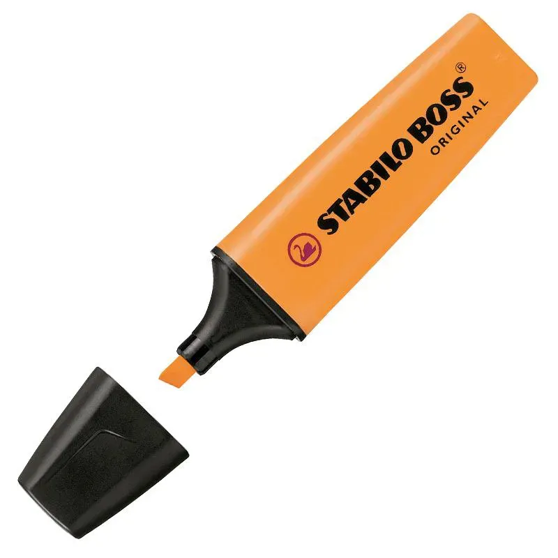 Marca Texto Laranja Stabilo