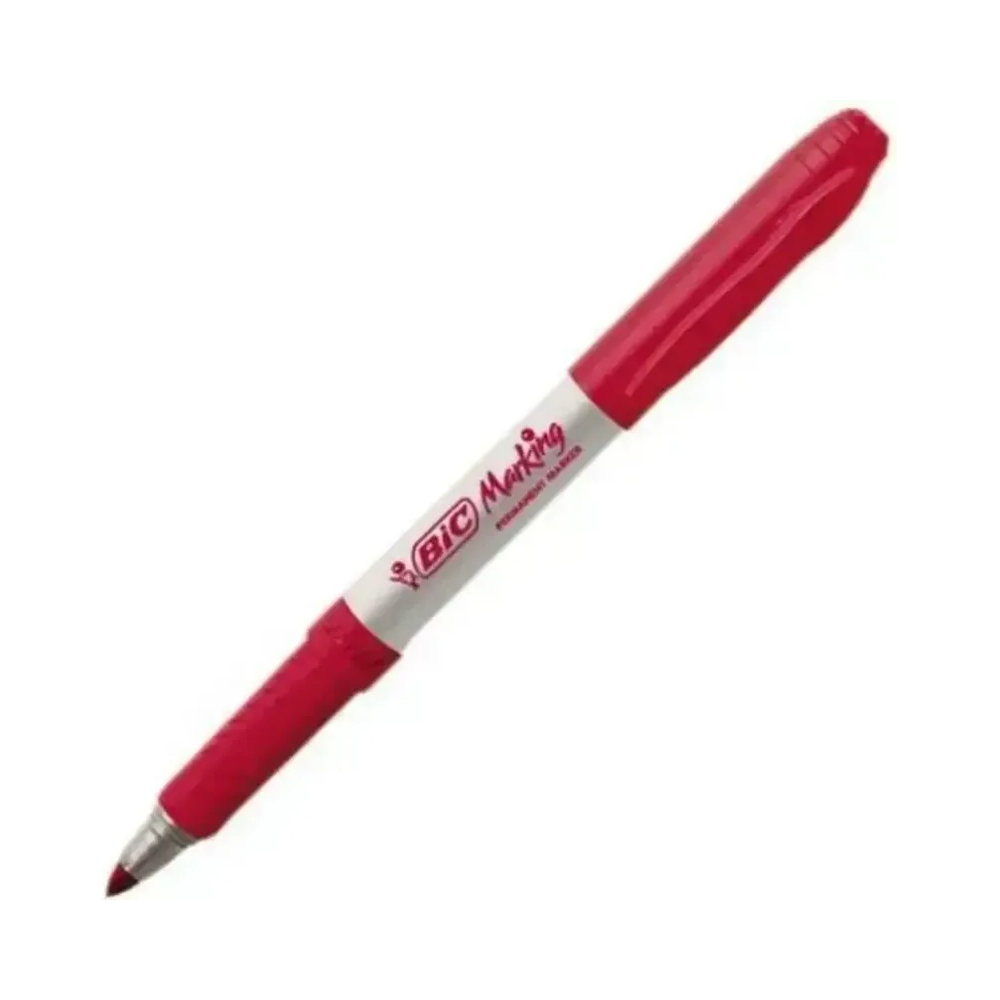 Marcador Permanente Fine BIC Vermelho