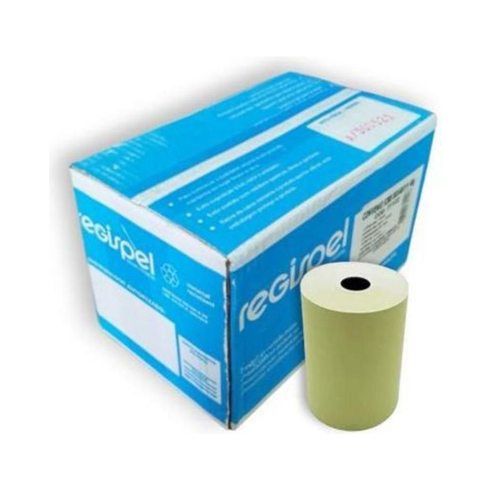 Bobina T&eacute;rmica Sem Tubete 79mm x 30m 44g/m&sup2; Regispel Caixa com 30 unidades