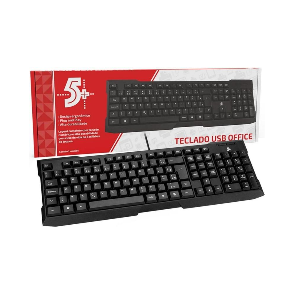 Teclado com Fio 5+