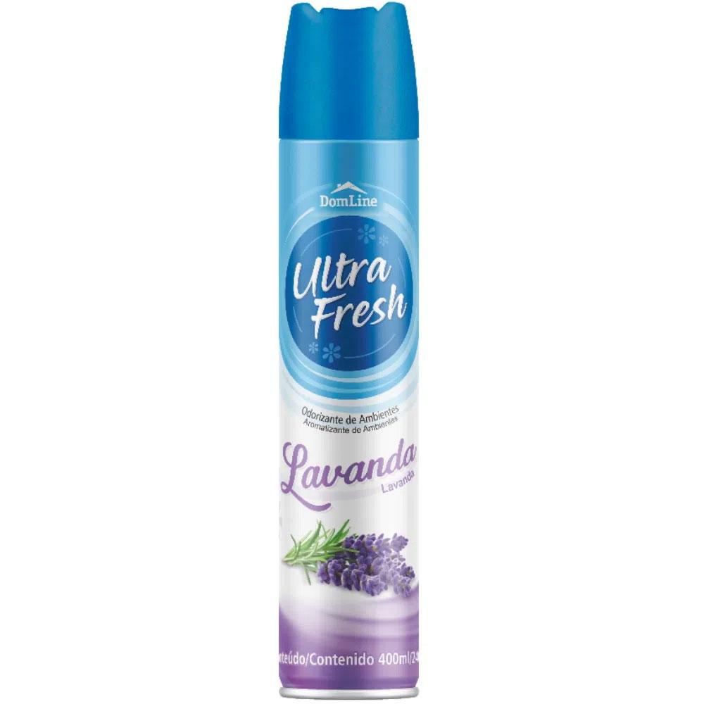 Odorizante de Ambientes Aerossol Ultra Fresh Domline Lavanda 400ml 240g