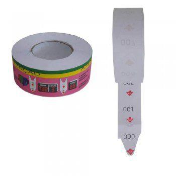 Etiqueta Senha 000-999 Marca Generica 2000 senhas