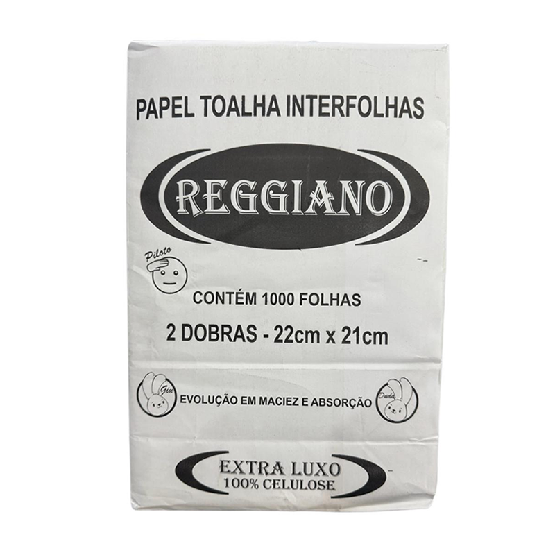 Papel Toalha Interfolhas - 1000 folhas - Reggiano
