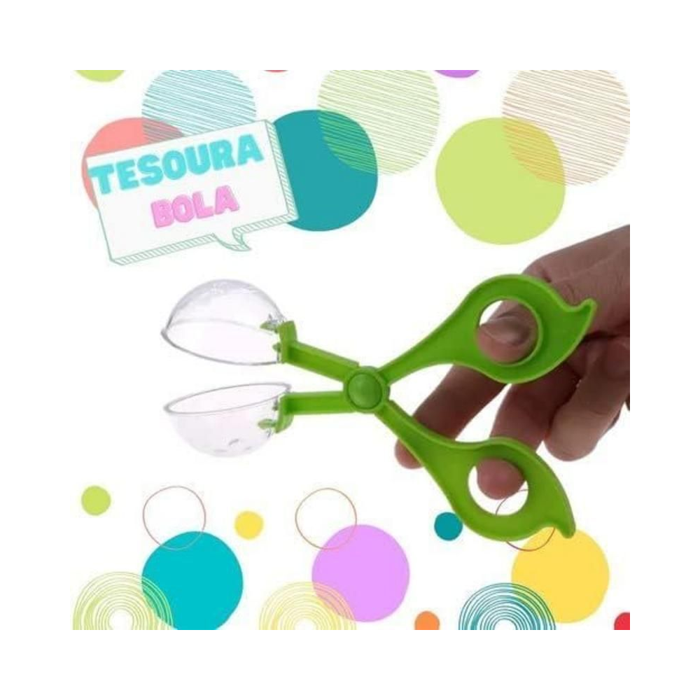 Tesoura Escolar Bola