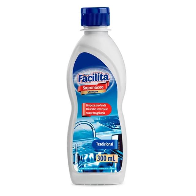 Sapon&aacute;ceo Cremoso Audax F&aacute;cilita Tradicional 300ml