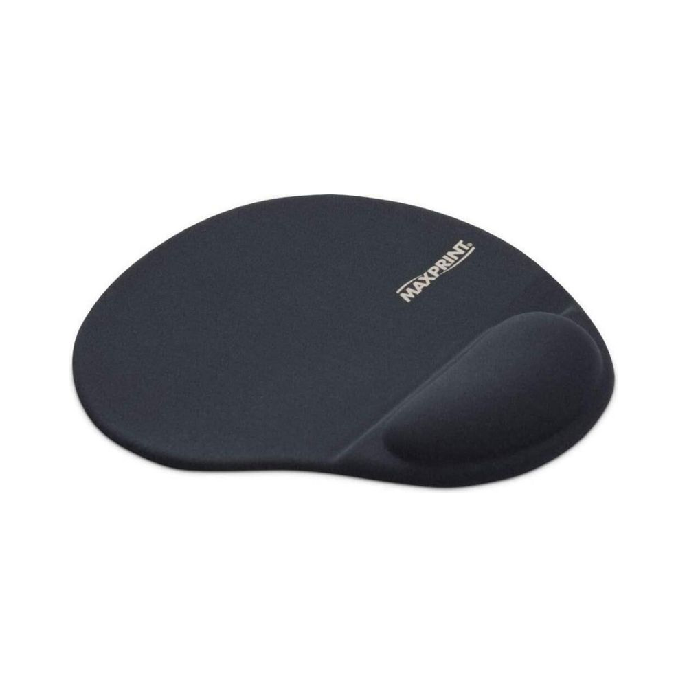 Mousepad Ergon&ocirc;mico com Apoio em Gel Maxprint Preto Antiderrapante