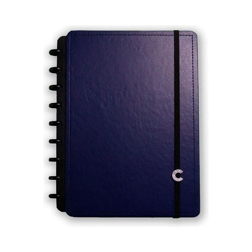 Caderno Inteligente M&eacute;dio 80 Folhas Caderno Inteligente Dark Blue