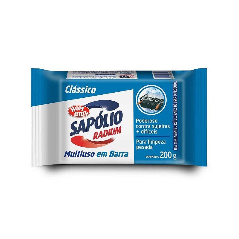 Sapon&aacute;ceo em Barra Sap&oacute;lio Radium Cl&aacute;ssico 200g