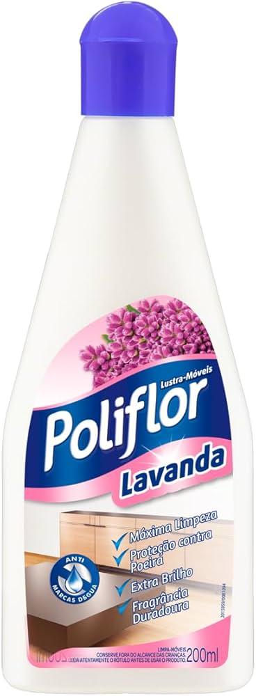 Lustra M&oacute;veis Poliflor Lavanda 200ml