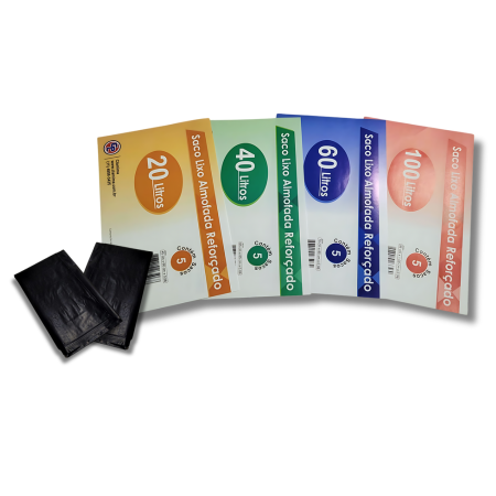 Saco Lixo Refor&ccedil;ado 100L PCT/5 10 PCT/FD