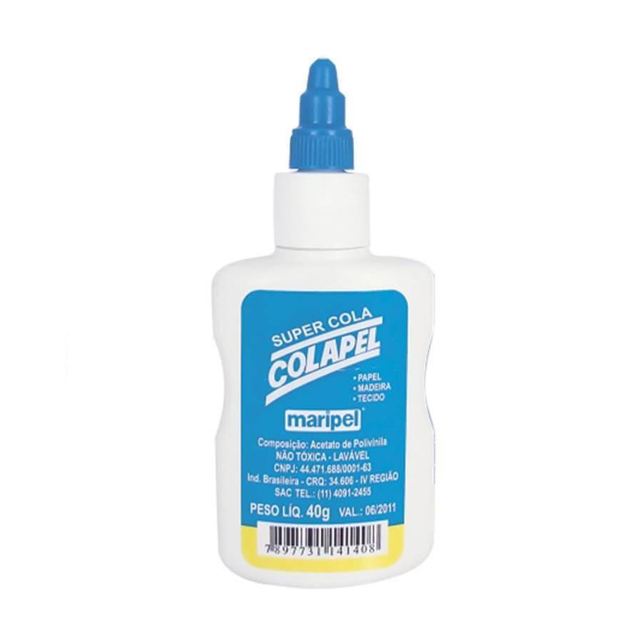 Cola L&iacute;quida Maripel Cola L&iacute;quida 40g Branca