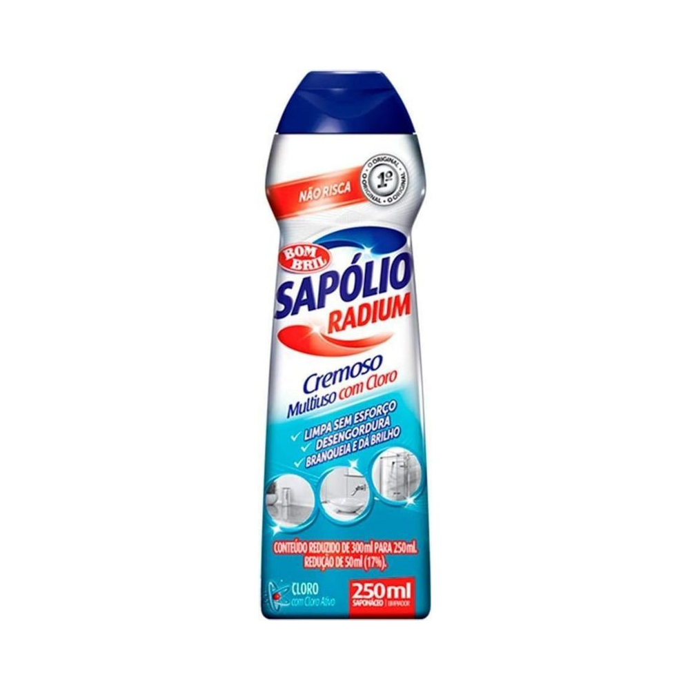 Limpador Cremoso 250ml Bom Bril Cloro