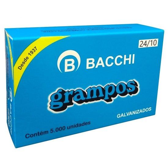 Grampos Galvanizados 24-10 Bacchi 5000 unidades