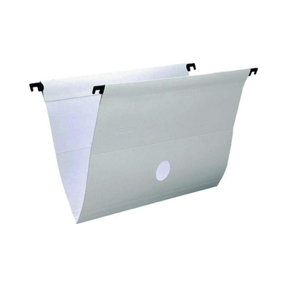 Pasta Suspensa Pl&aacute;stica 361x240mm Dello Branca com Grampo