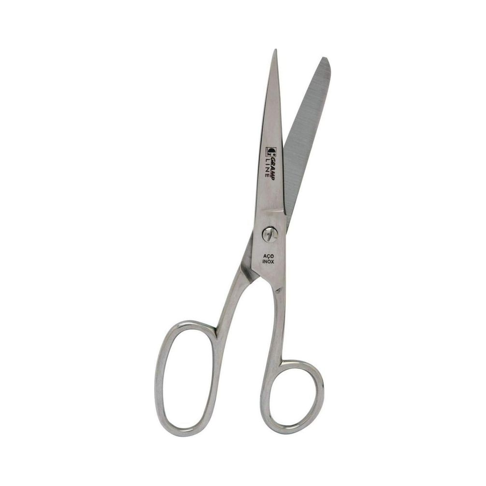 Tesoura A&ccedil;o Inox 17.8cm Gramp Line