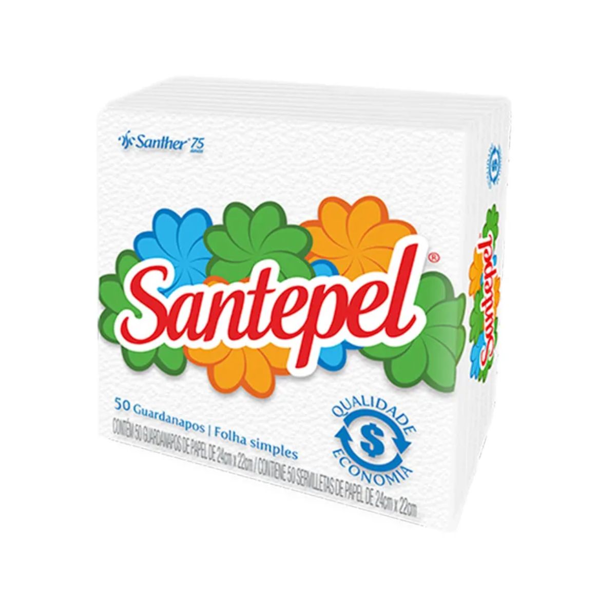 Guardanapo Folha Simples 24x22cm 50un