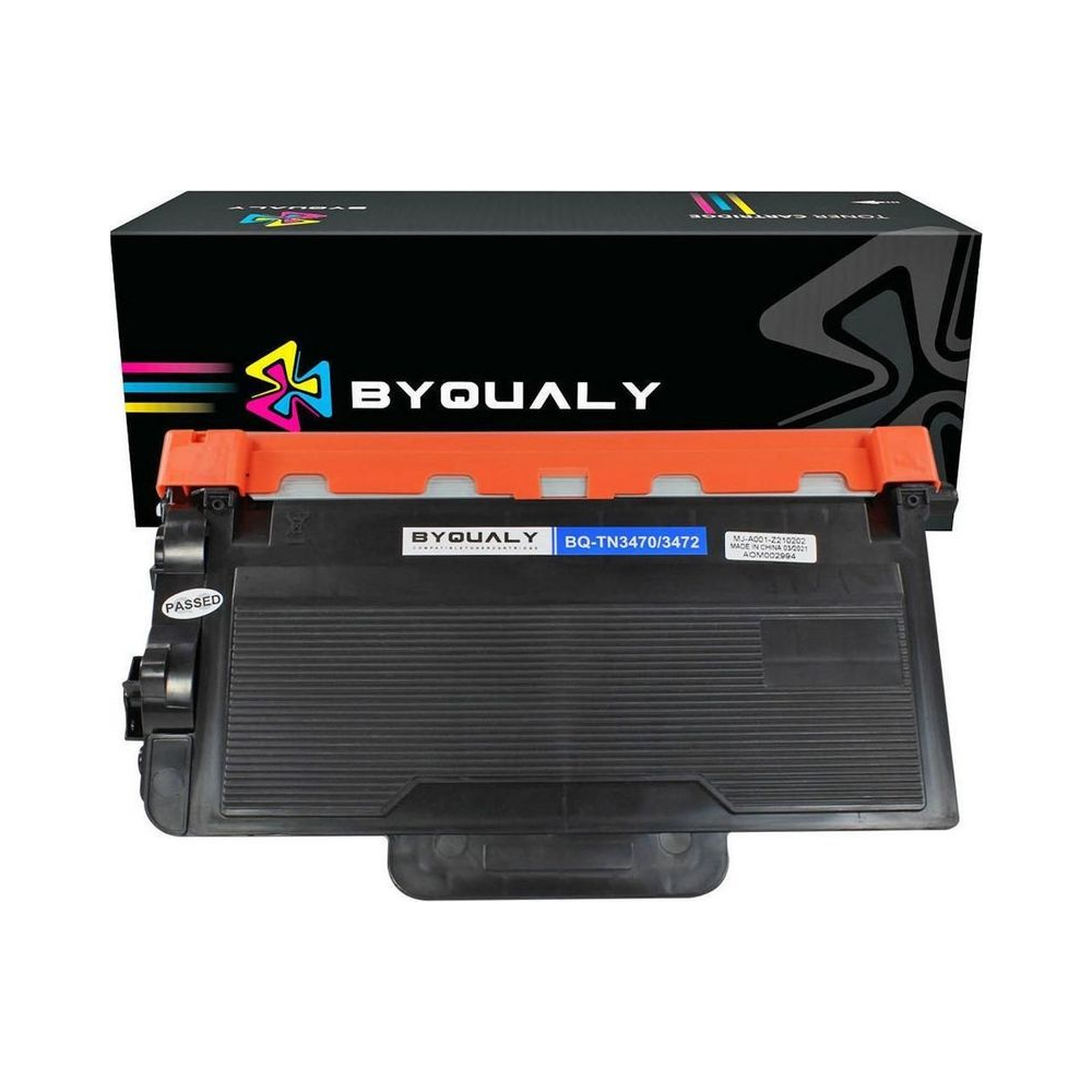 Toner Compat&iacute;vel TN3472 Byqualy Preto 2 unidades