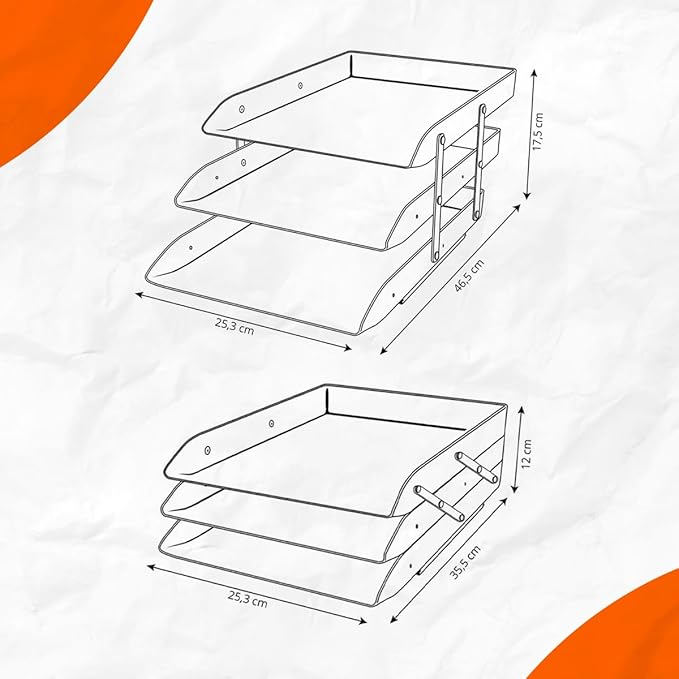 Caixa para Correspond&ecirc;ncia Articul&aacute;vel Tripla Dello Fum&ecirc;