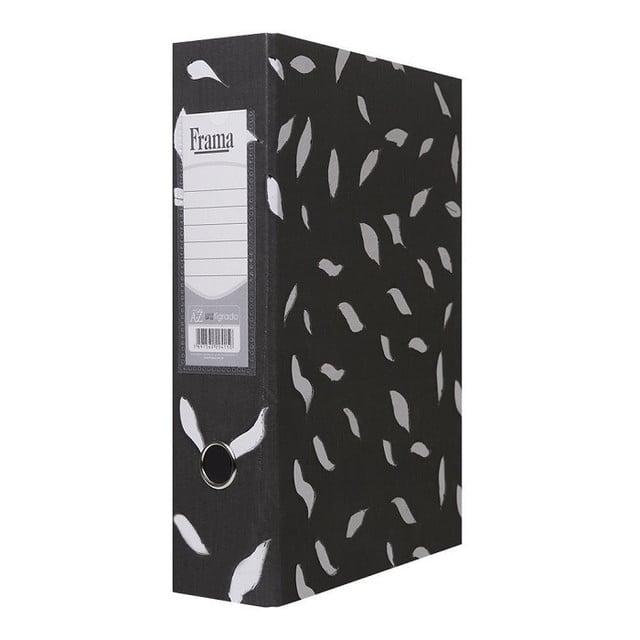 Registrador AZ Papel Cart&atilde;o Of&iacute;cio Lombada Larga Frama Tigrado