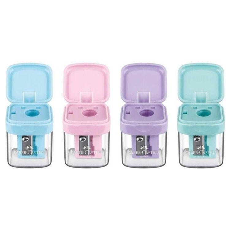 Apontador Faber Castell Mini Dep&oacute;sito Drops