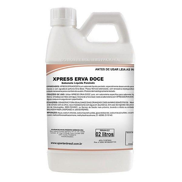 Sabonete L&iacute;quido 2 litros Spartan Erva Doce Perolado