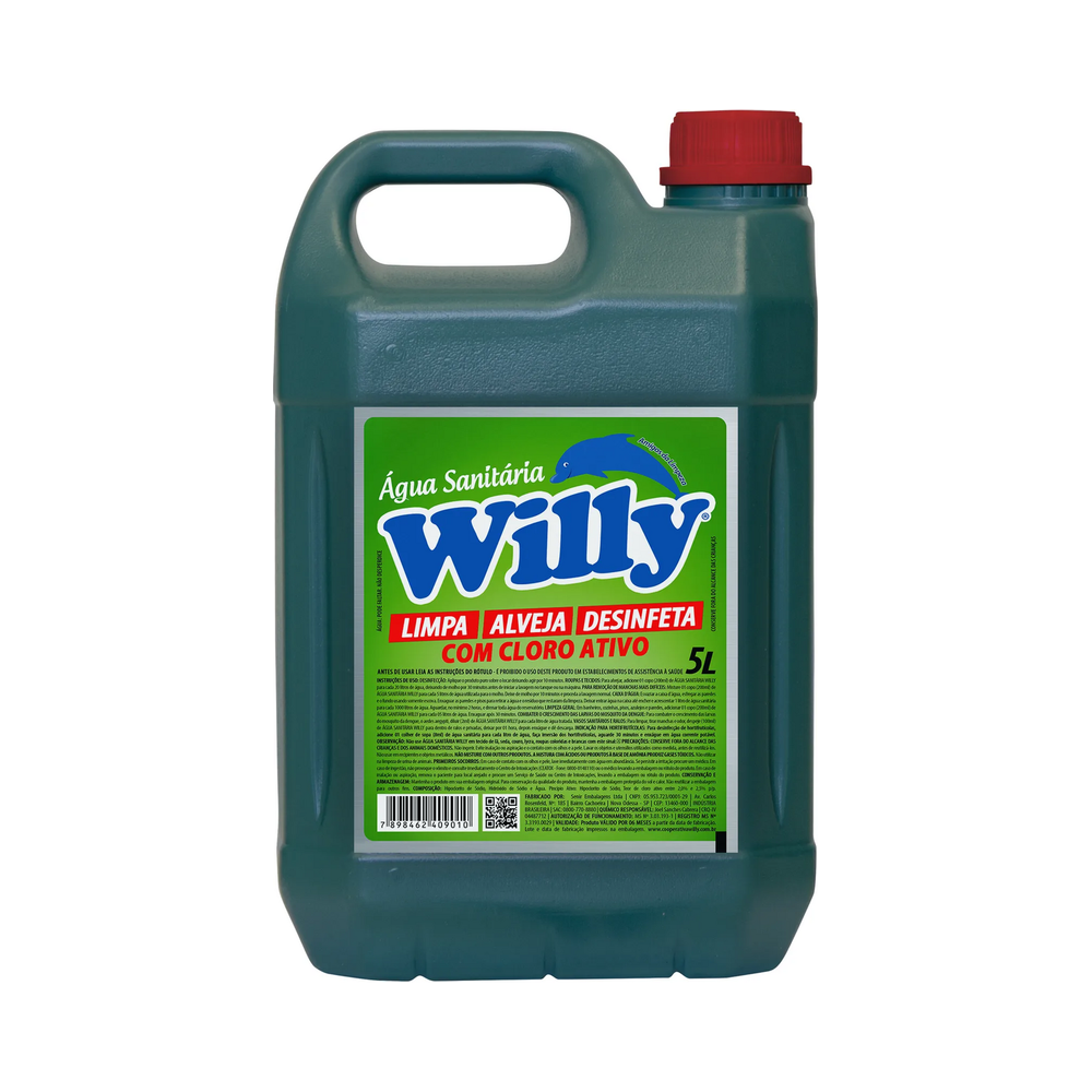 &Aacute;gua Sanit&aacute;ria Willy 5 litros