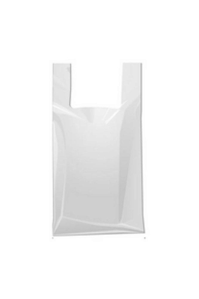 Sacola Pl&aacute;stica Reciclada 38x48cm Mix Brasil Branca 1000 Unidades