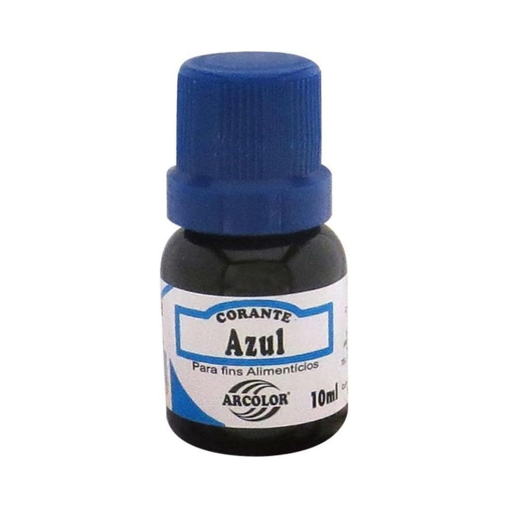 Corante Azul para Fins Aliment&iacute;cios Arcolor 10ml