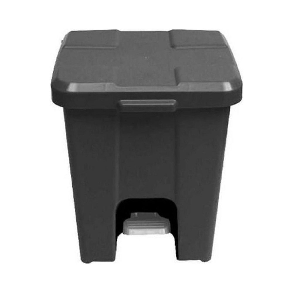 Cesto de Lixo Quadrado 15L JSN com Pedal Preto