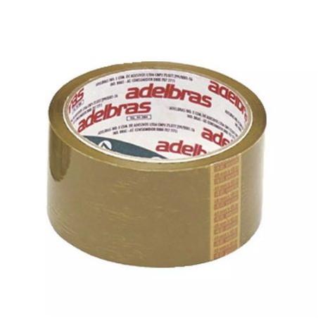 Fita Adesiva Adelbras Qualitape M 48mm x 40m Marrom