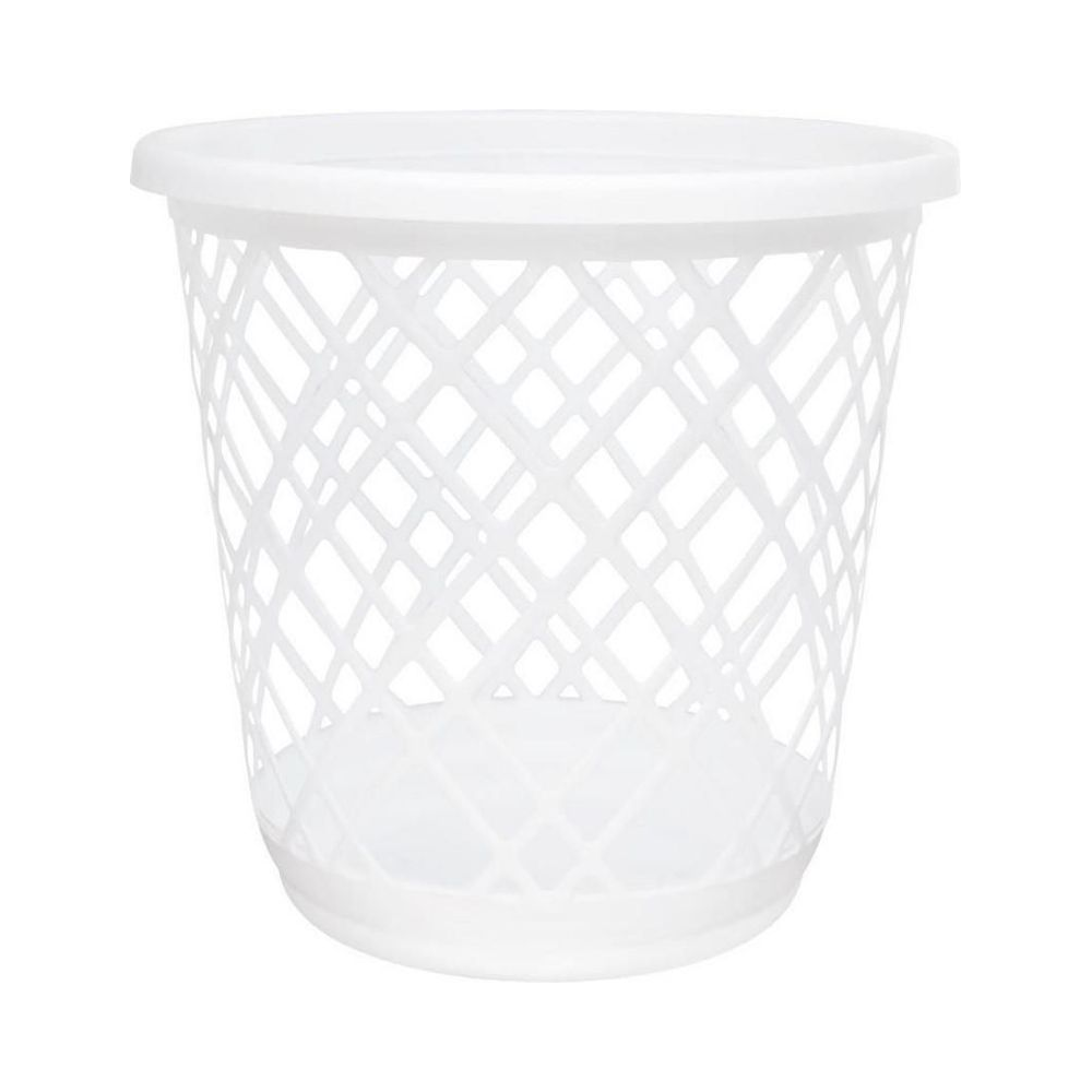 Cesto Pl&aacute;stico Telado 10L Jaguar Branco Unit&aacute;rio