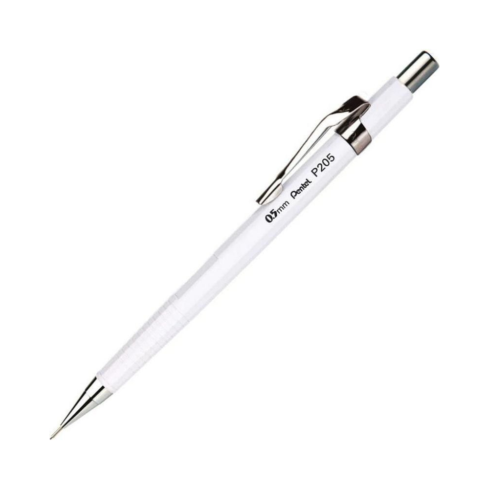 Lapiseira 0.5mm P205 W Leg&iacute;tima Pentel Branca