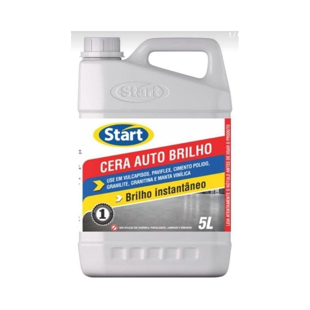 Cera Auto Brilho 5 Litros Start Acr&iacute;lica Biodegrad&aacute;vel