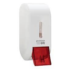 Dispenser Saboneteira &Aacute;lcool Spray sem Reservat&oacute;rio Premisse Branco 400ml Unit&aacute;rio