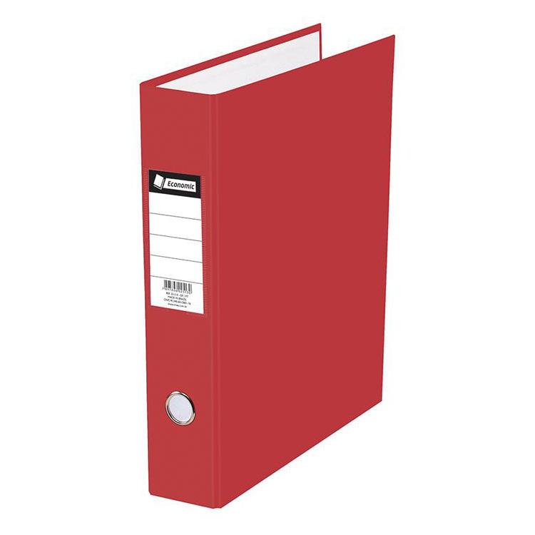 Registrador AZ Of&iacute;cio Colorido 2 grampos Chies 285mm x 345mm x 80mm Vermelho Unit&aacute;rio