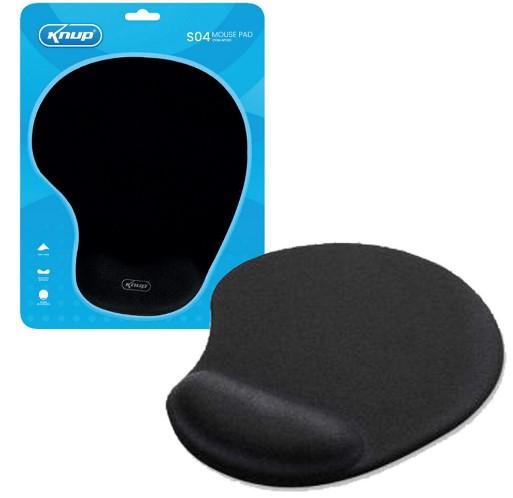 Mouse Pad Ergon&ocirc;mico Pulso em Gel BK Confort KP-504-1 Knup