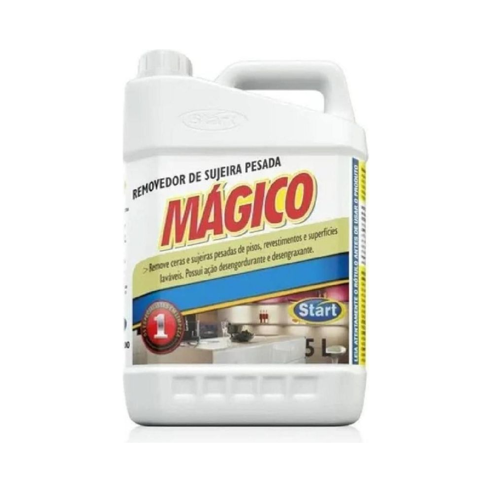 Removedor de Sujeira Pesada 5 Litros Start Biodegrad&aacute;vel Sem Perfume