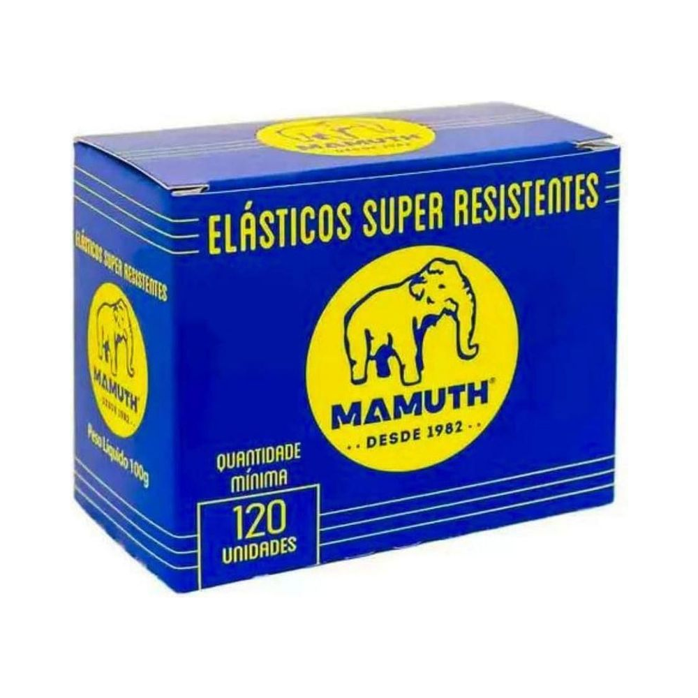 El&aacute;stico Fino Super Resistente Mamuth 120 unidades