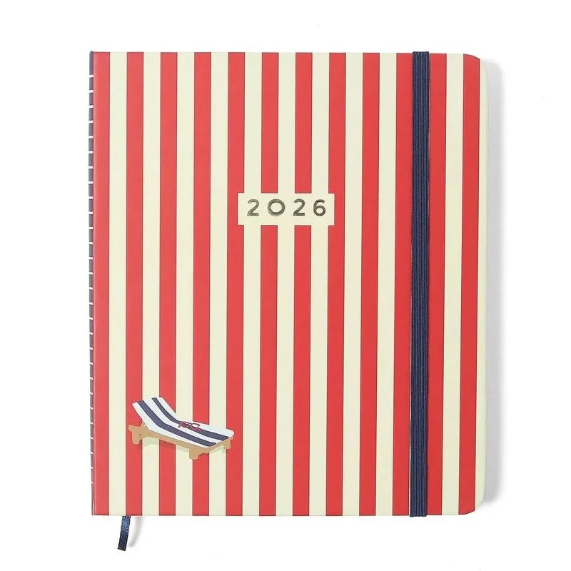 Agenda Planner Semanal Cicero 2026 Praia Sol 17x19,5cm