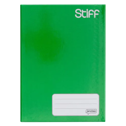 Caderno Brochura Capa Dura 1/4 48 folhas Jandaia Verde