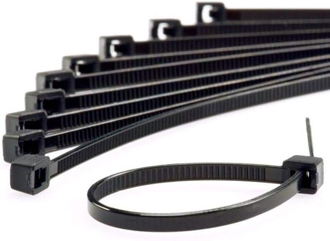 Abra&ccedil;adeira Nylon 3,6x200mm Force Line Preta