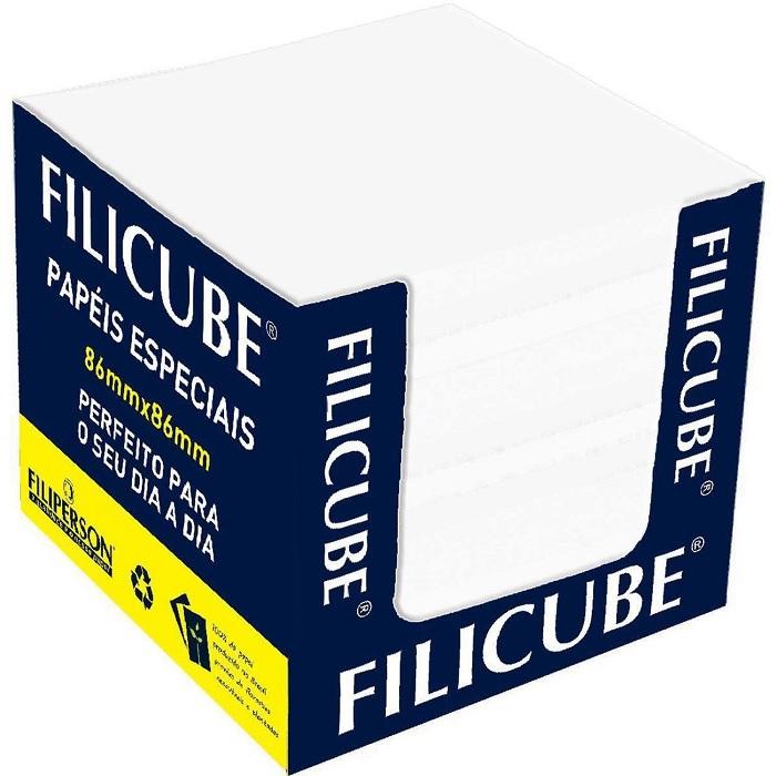 Bloco Lembrete 86mm x 86mm Filicube Filiperson Branco 700 folhas