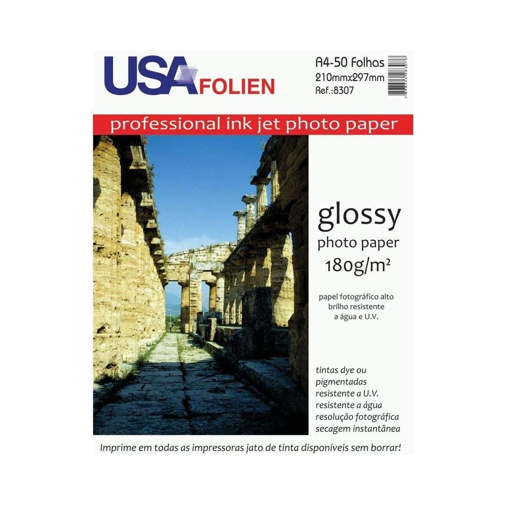 Papel Fotogr&aacute;fico 180g Reval A4 Multicor