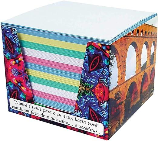 Bloco de Lembrete  700 Folhas 8,3x8,6 cm Tamoio Papel Cores Sortidas