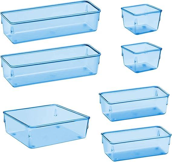 Kit Potes Organizadores Modulares Acrimet 7 pe&ccedil;as