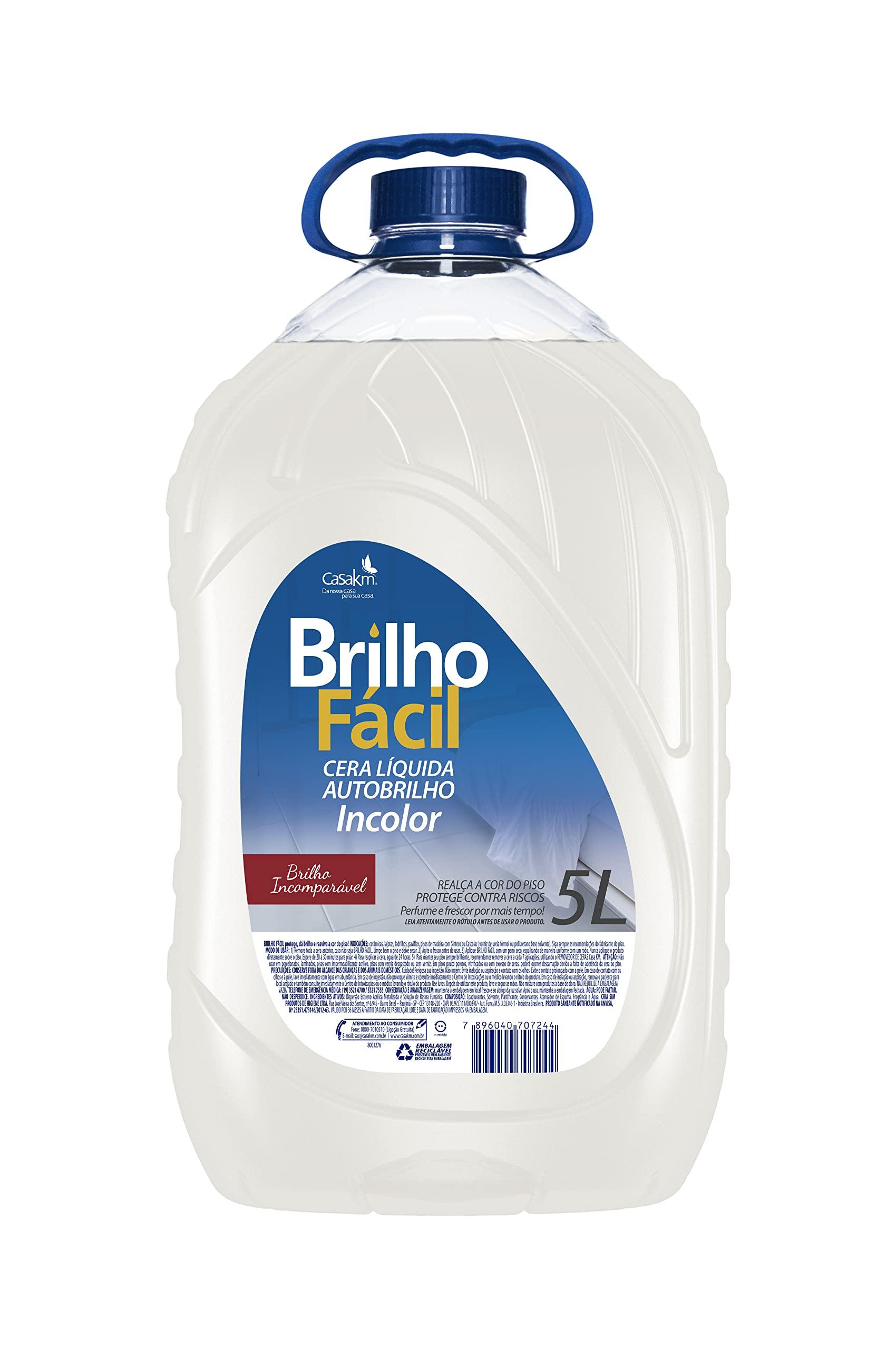 Cera L&iacute;quida Autobrilho Brilho F&aacute;cil Incolor 5 litros