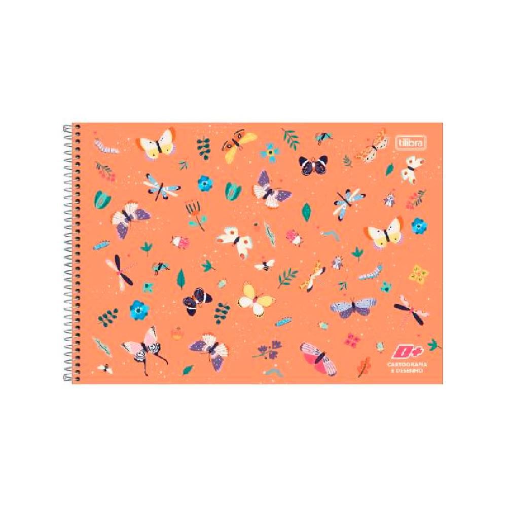 Caderno de Desenho Mais 96 folhas Unit&aacute;rio Tilibra