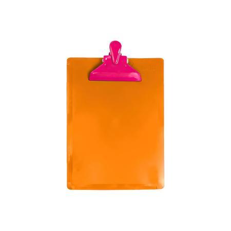 Prancheta 1/2 Of&iacute;cio Full Color Dello Laranja 235mm x 160mm x 40mm